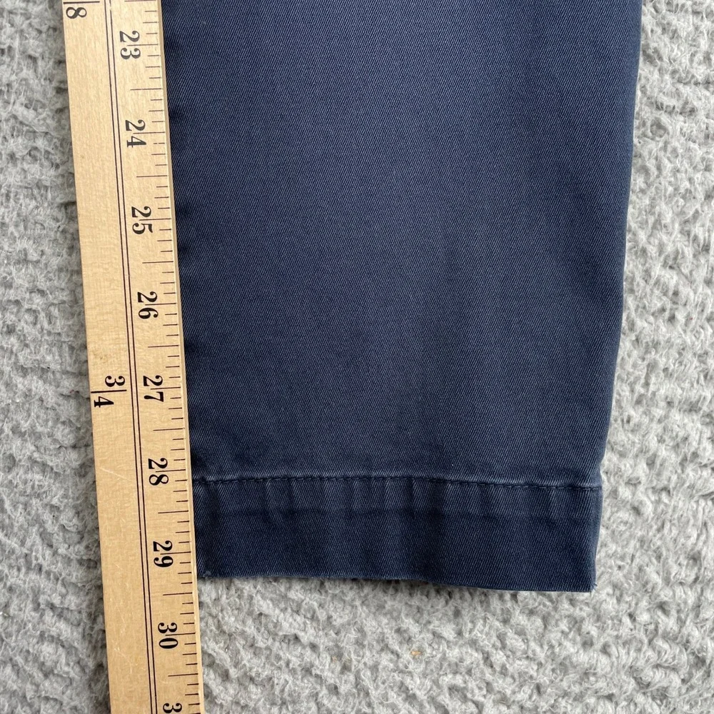 Banana Republic Chino Mens 31x32 Navy Blue Mason Athletic Tapered Rapid Movement